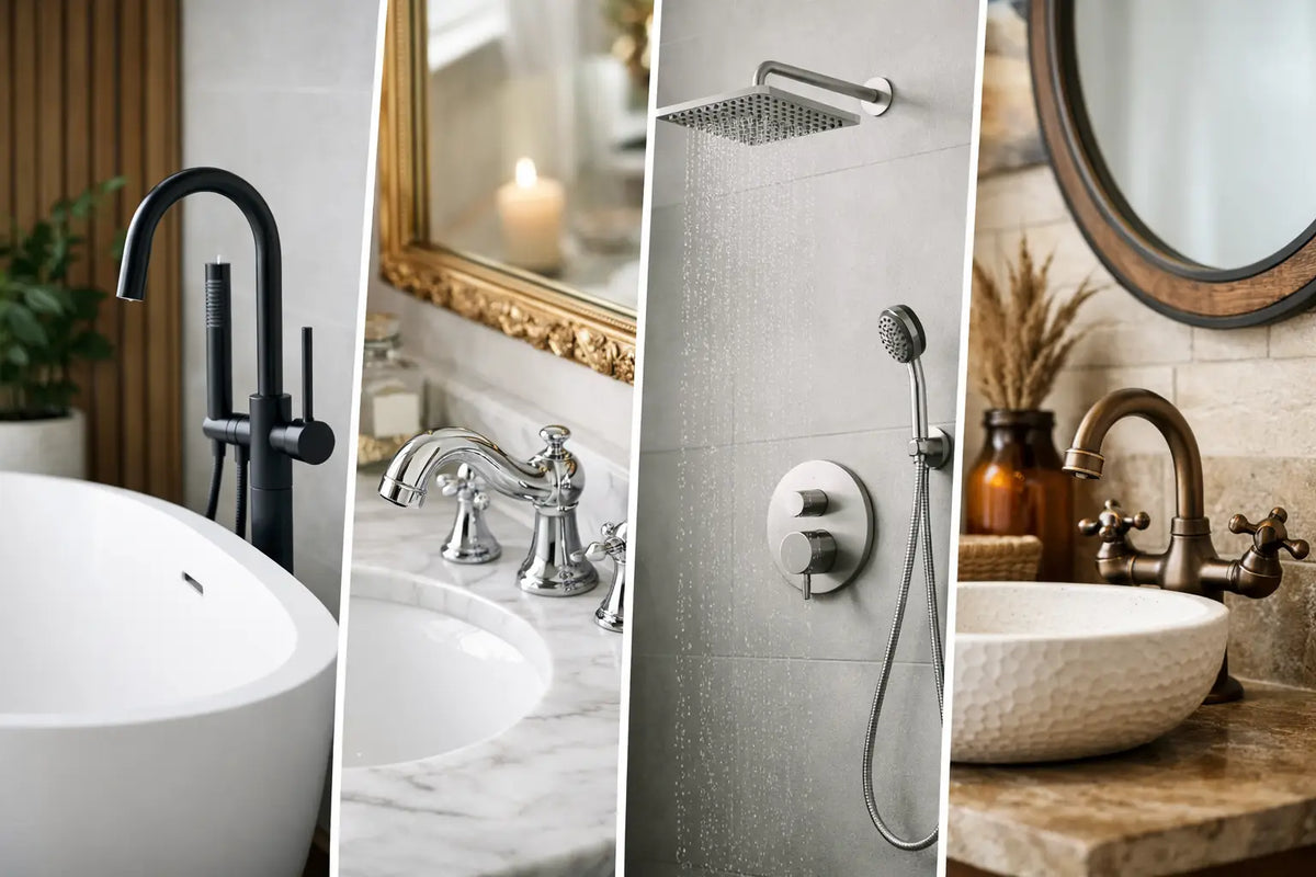 Bathroom Fixtures Examples for Every Style
