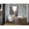 Baignoire îlot autoportante en acrylique Neptune Berlin F2 3260 AFR avec drain central, de couleur blanche