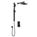 KAREO TD2 thermostatic shower system in black