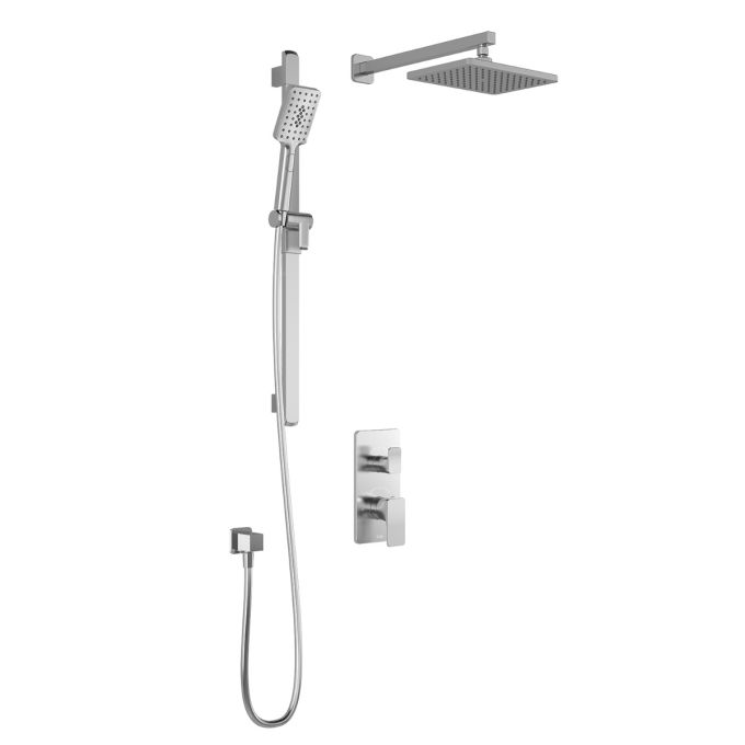 KAREO TD2 thermostatic shower system in chrome