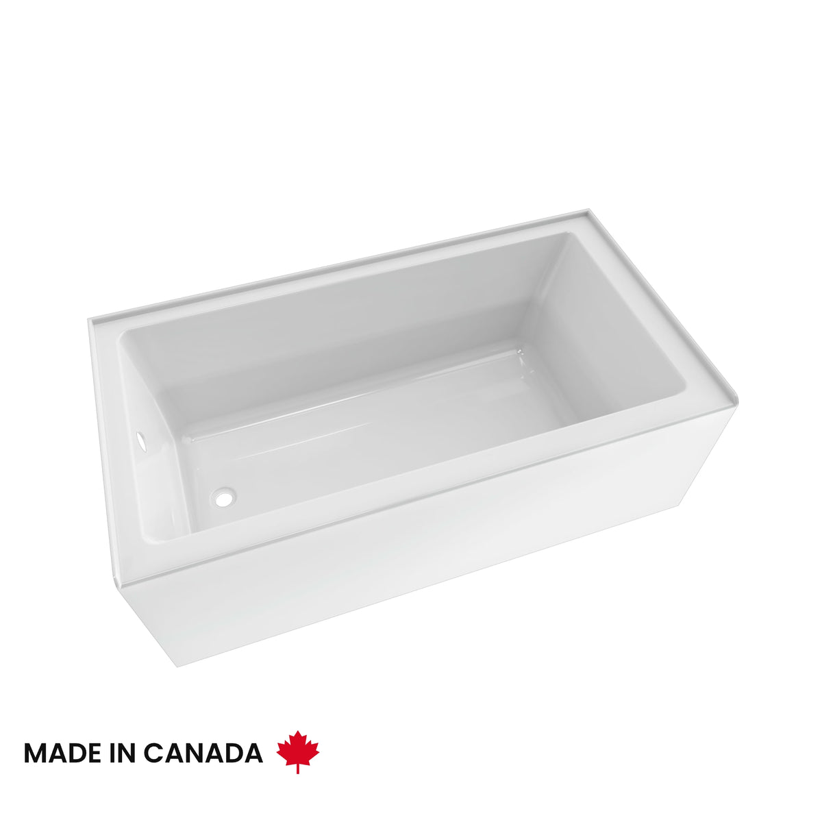 Albana 3060 IF AFR acrylic alcove bathtub in white