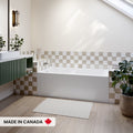 Beaumont acrylic alcove bathtub in white