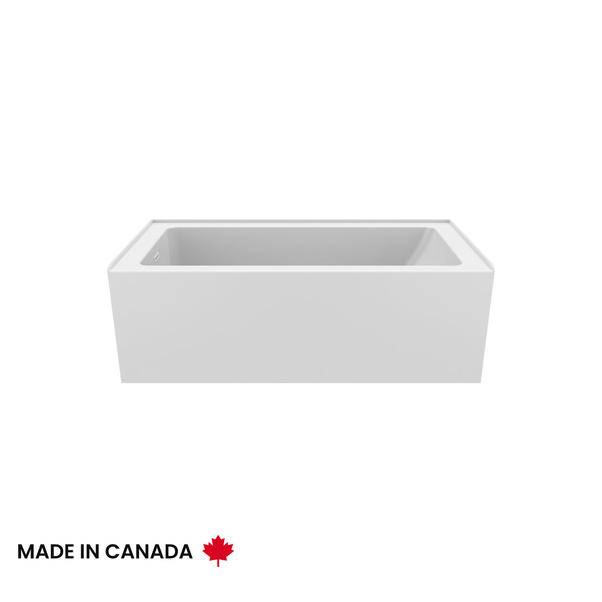 Clermont 3060 IFS AFR acrylic alcove bathtub in white