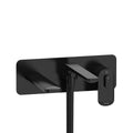Riobel TEV21 Ever wall mount thermostatic pressure balance tub filler trim in black
